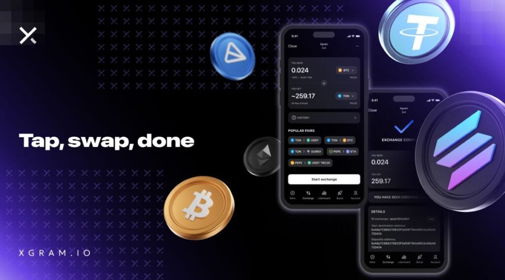 6 Reasons Why Using The Xgram App Makes Crypto Trading Painless xgram interface
